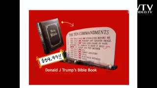 Trump’s Bible for $59.99