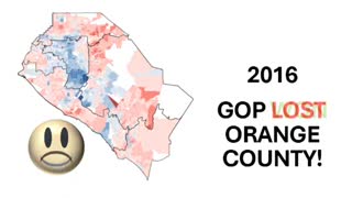 Orange County is NOT Republican, LOL...
