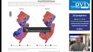 Let me explain to you NJ map blue / red map from 2021 to 2023 clear!
