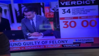 Guilty of 34 counts including felonies