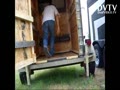 Final show of a tiny hunting trailer....