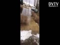 Canal was broke leak flood
