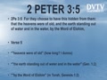 What did Peter talking about?
