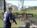 30 shots in 8 seconds with a silenced 12 gauge shotgun