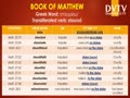 New World Translation: Book of Matthew