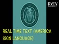 Real Time Text (ASL)Video