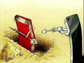 Cartoon; why book shovel?