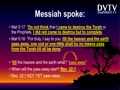 What did Messiah mean by 'I never knew you?'