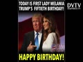 First Lady Melania Trump's 50th Birthday today! :D