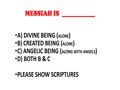 Messiah is a what?