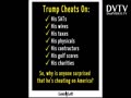 Trump Cheats On: