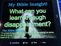 What can you learn through disappointment?