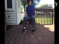 Exercise sit and move legs