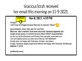 GraciousTorah received an email from Deaf Lady