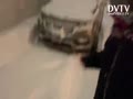 SUV got stuck!