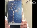 Snow tree notecard
