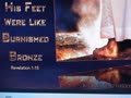 And his feet like unto fine brass, as if they burn