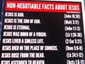 **NON-NEGOTIABLE FACTS ABOUT JESUS!**