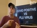COVID POSITIVE VS FLU VIRUS