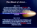 ** The Blood of Jesus... **