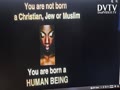 You are not born religions