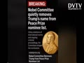 Nobel Committee 'quietly removed' Trump from Peace Prize nominee list is false.