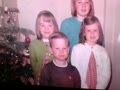 Year 1968  Christmas Day . Me and Three sisters