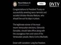 BREAKING: Venezuela’s Supreme Court orders that VP Delcy Rodriguez assume and exercise all powers and duties inherent to the position of President in order to guarantee the continuity of administration and defense of the nation. The President of the Bolivarian Republic of Venezuela continues to be President Nicolás Maduro.