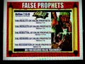 Warning - False Prophets