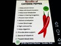 Healthy benefits of cayenne pepper in the morning!